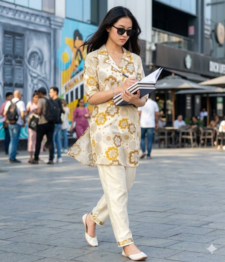 COLLEGE By Fashid Designer Ethnic Wear Collection cotton Kurtis At Wholesale Price